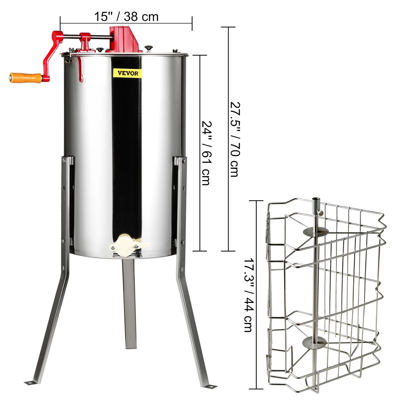 VEVOR Manual Stainless Steel Extractor