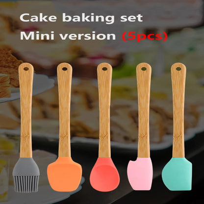 5PCS Mini Silicone Spatula Set