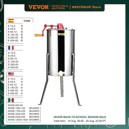 VEVOR Manual Stainless Steel Extractor