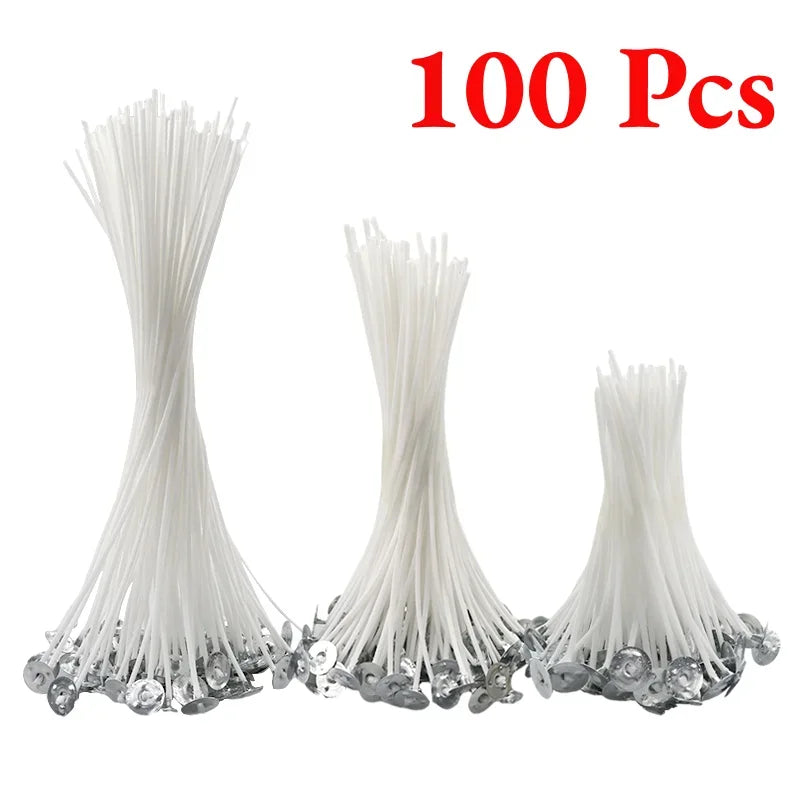 100Pcs Cotton Candle Wicks  7/9/15/20cm