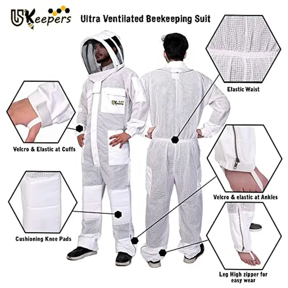 Beekeeping Suit with Veils & Gloves