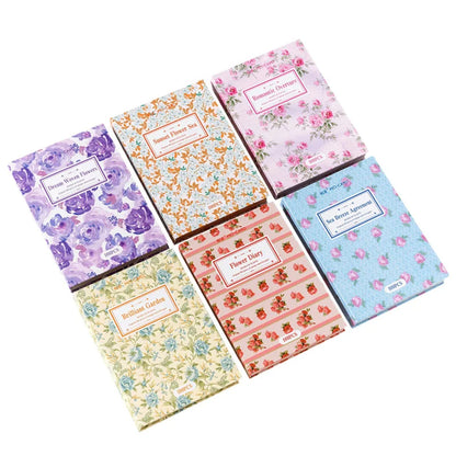 100 Pcs Vintage Floral Paper