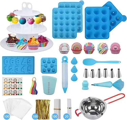 Complete Cake Lollipop Making Kit  554 PCS