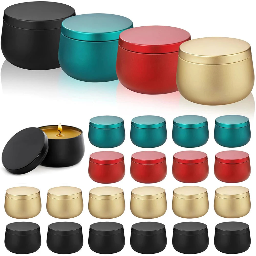 Candle Containers with Lid 4oz 8oz