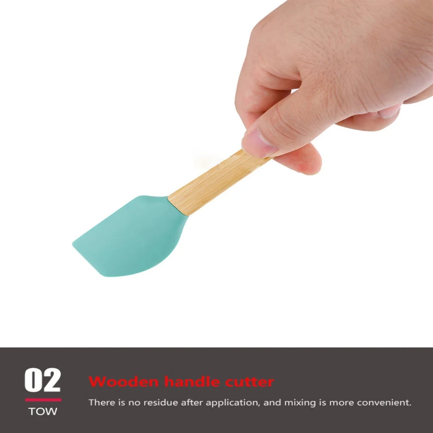 5PCS Mini Silicone Spatula Set