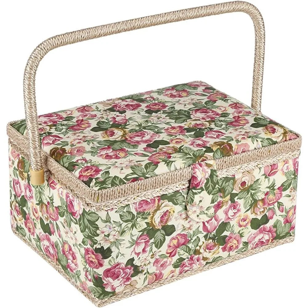 Large Sewing Basket with Accessories